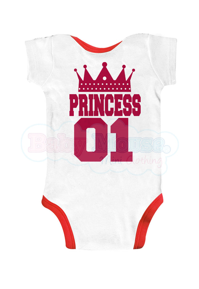 Pañalero Manga Corta unisex. Princess love