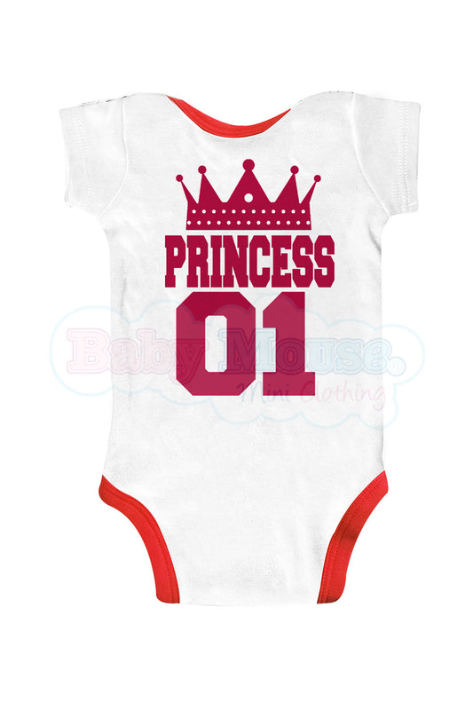 Pañalero Manga Corta unisex. Princess love