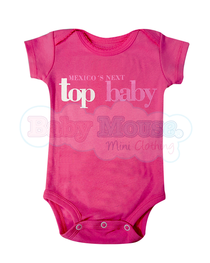 Pañalero Manga Corta Niña. Top baby