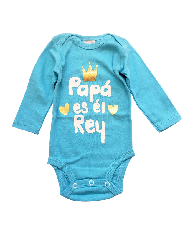 Pañalero Manga Larga . Papá es el rey