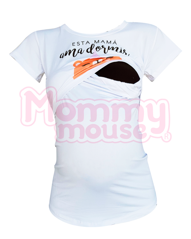 Pijama manga larga de lactancia. Mamá Oso