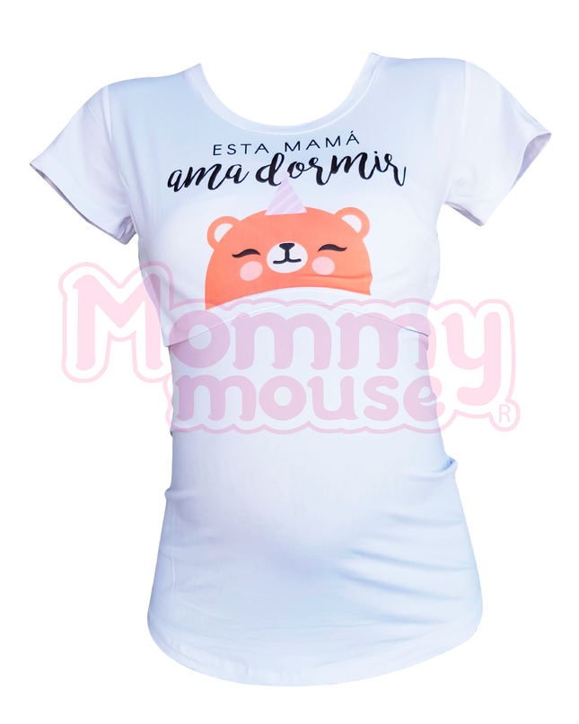 Pijama manga larga de lactancia. Mamá Oso