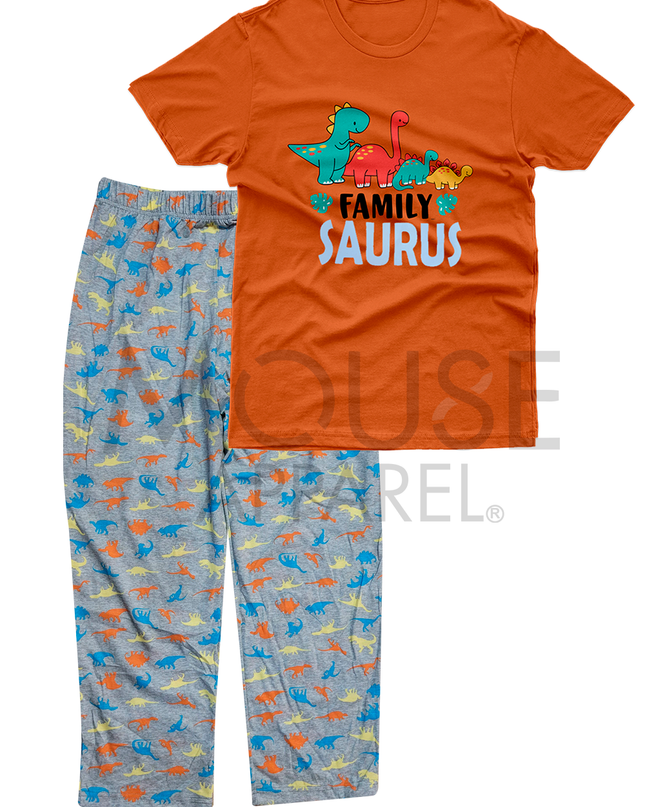 Pijama Caballero manga corta. Family Saurus