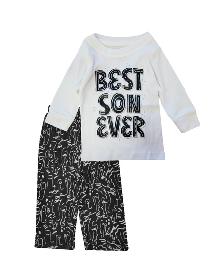 Pijama Manga larga  1 a 8 Años. Best Son