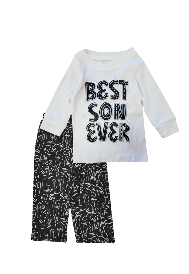 Pijama Manga larga  1 a 8 Años. Best Son