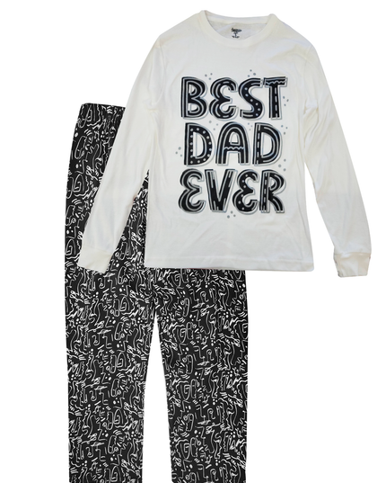 Pijama Caballero manga larga. Best Dad Ever