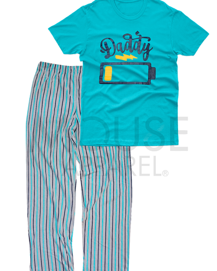 Pijama Caballero manga corta. Daddy Battery