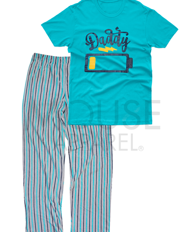 Pijama Caballero manga corta. Daddy Battery
