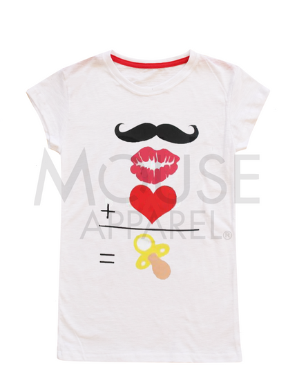 Playera Dama. Bigotes