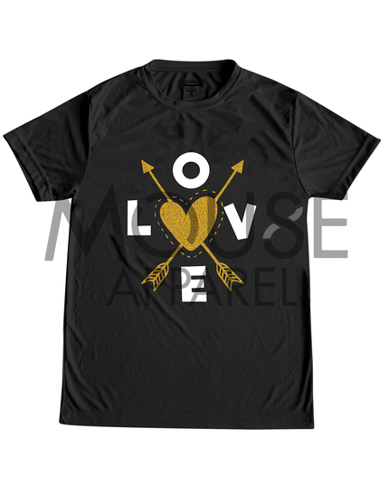Playera Caballero manga corta. Love flecha