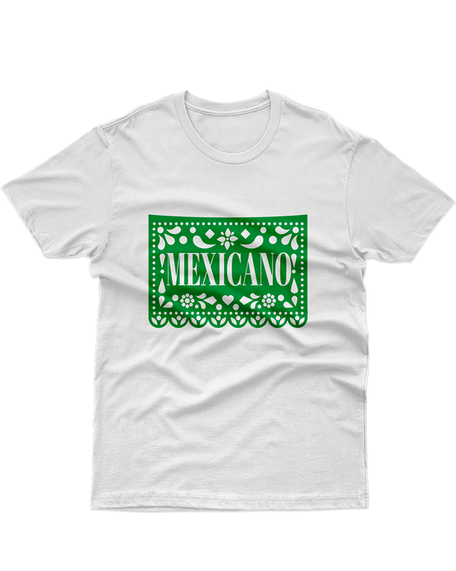 Playera caballero manga corta . Mexicano papel