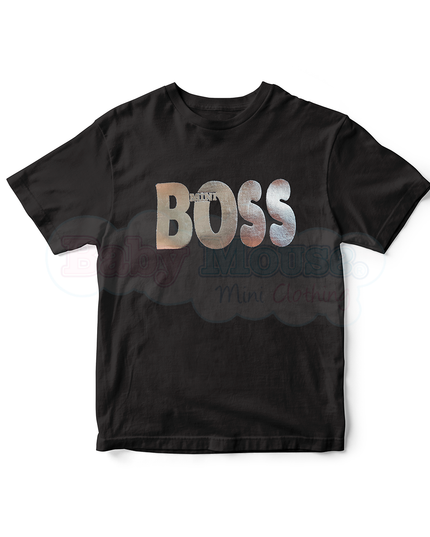 Playera  3 meses a 12 Años. Mini Boss
