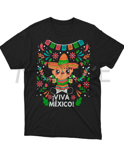 Playera caballero . Muñeco mexicano