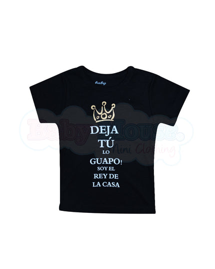 Playera Kids. Soy el rey de la casa