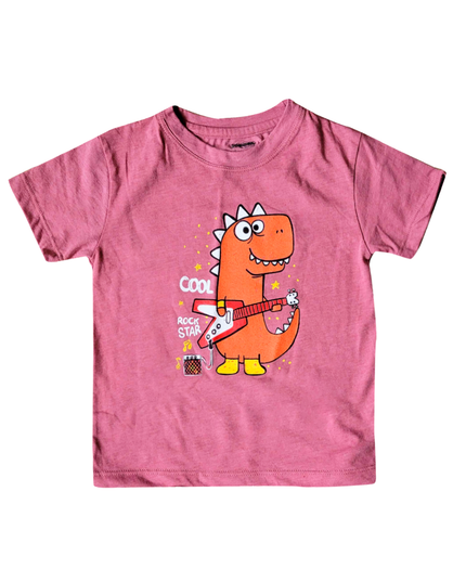 Playera Kids manga corta . Cool Rockstar