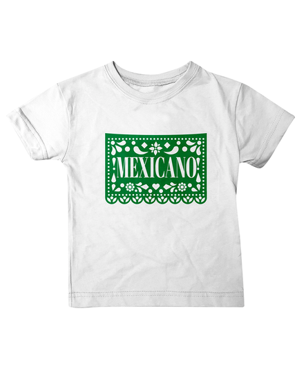 Playera Kids Niño manga corta. Mexicano