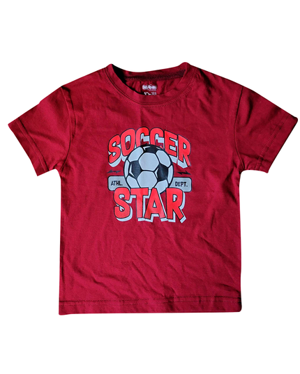 Playera Kids manga corta . Soccer Star