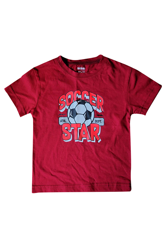 Playera Kids manga corta . Soccer Star