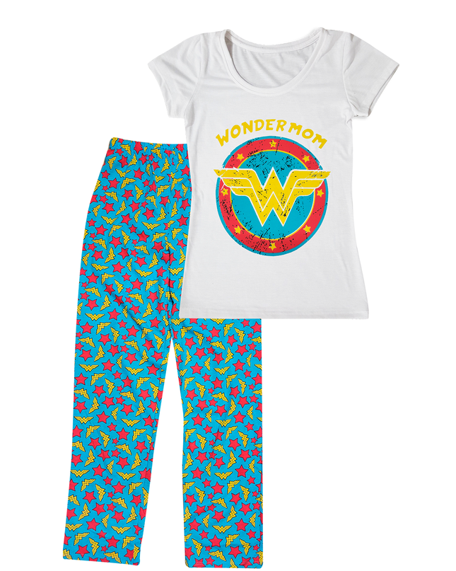 Pijama Dama manga corta. Wonder woman