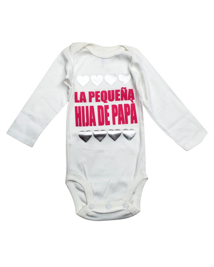 Pañalero Manga Larga Niña. Pequeña hija de papá