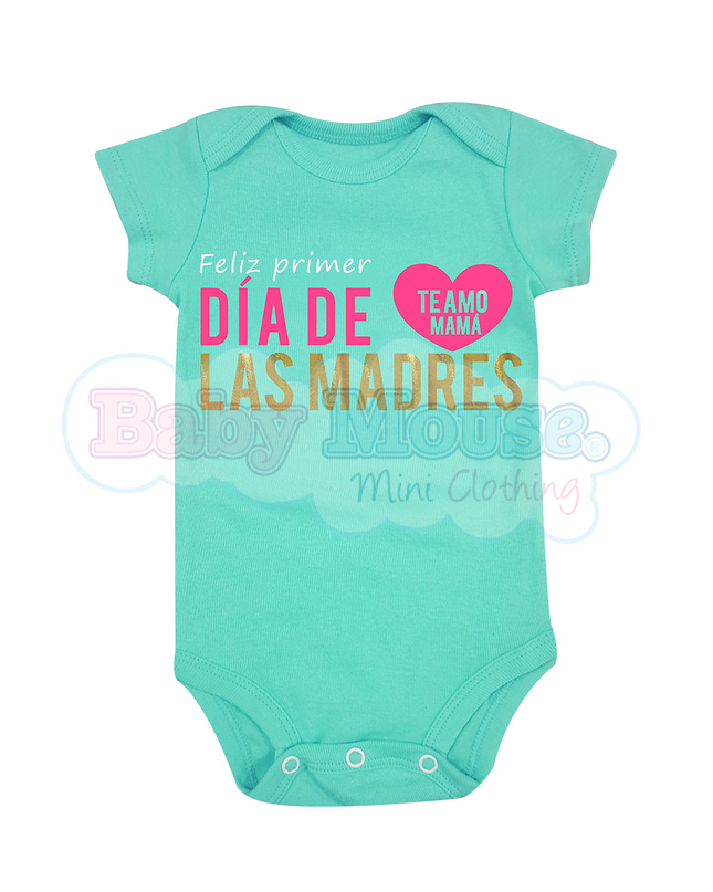 Pañalero Manga Corta Niña. Primer día mamá