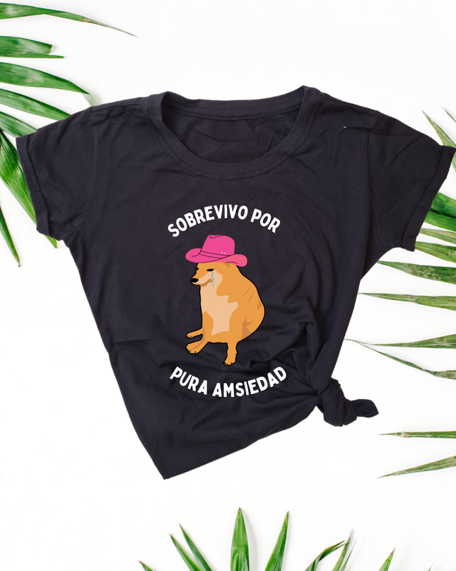 Blusa dama manga corta. Amsiedad