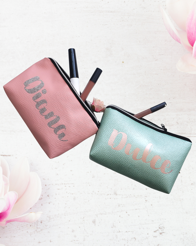 Cosmetiquera de Vinil personalizada