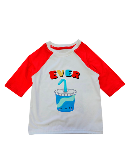 Playera kids Ranglan. Ever refresco