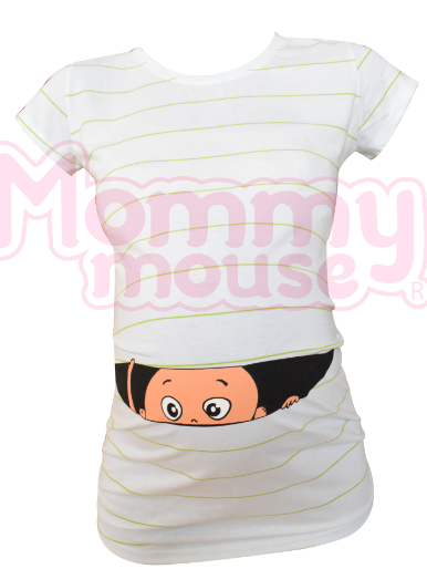 Blusa Maternidad Básica Manga corta.  Bebé Asomado.