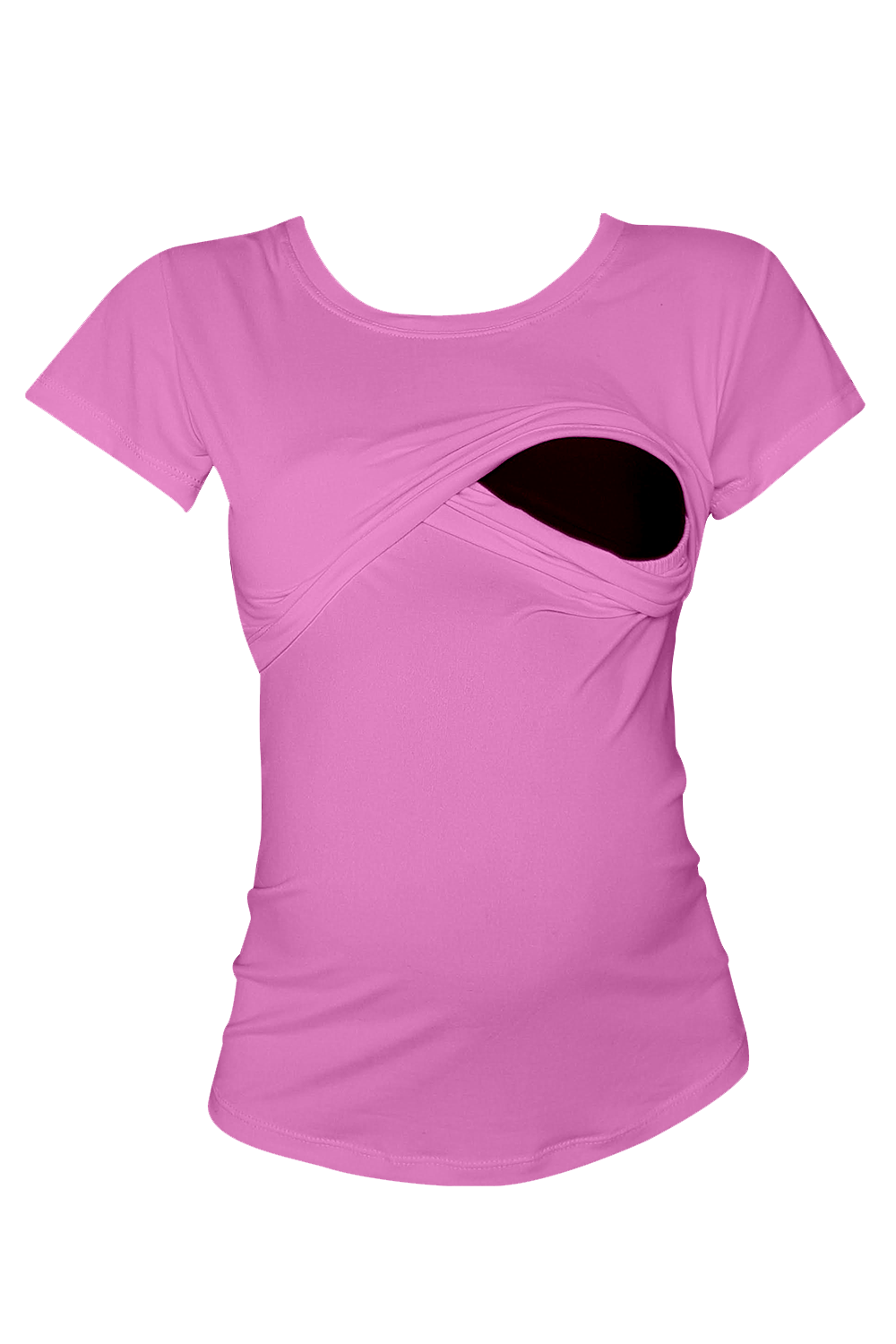 Blusa maternidad-lactancia. Rosa baby