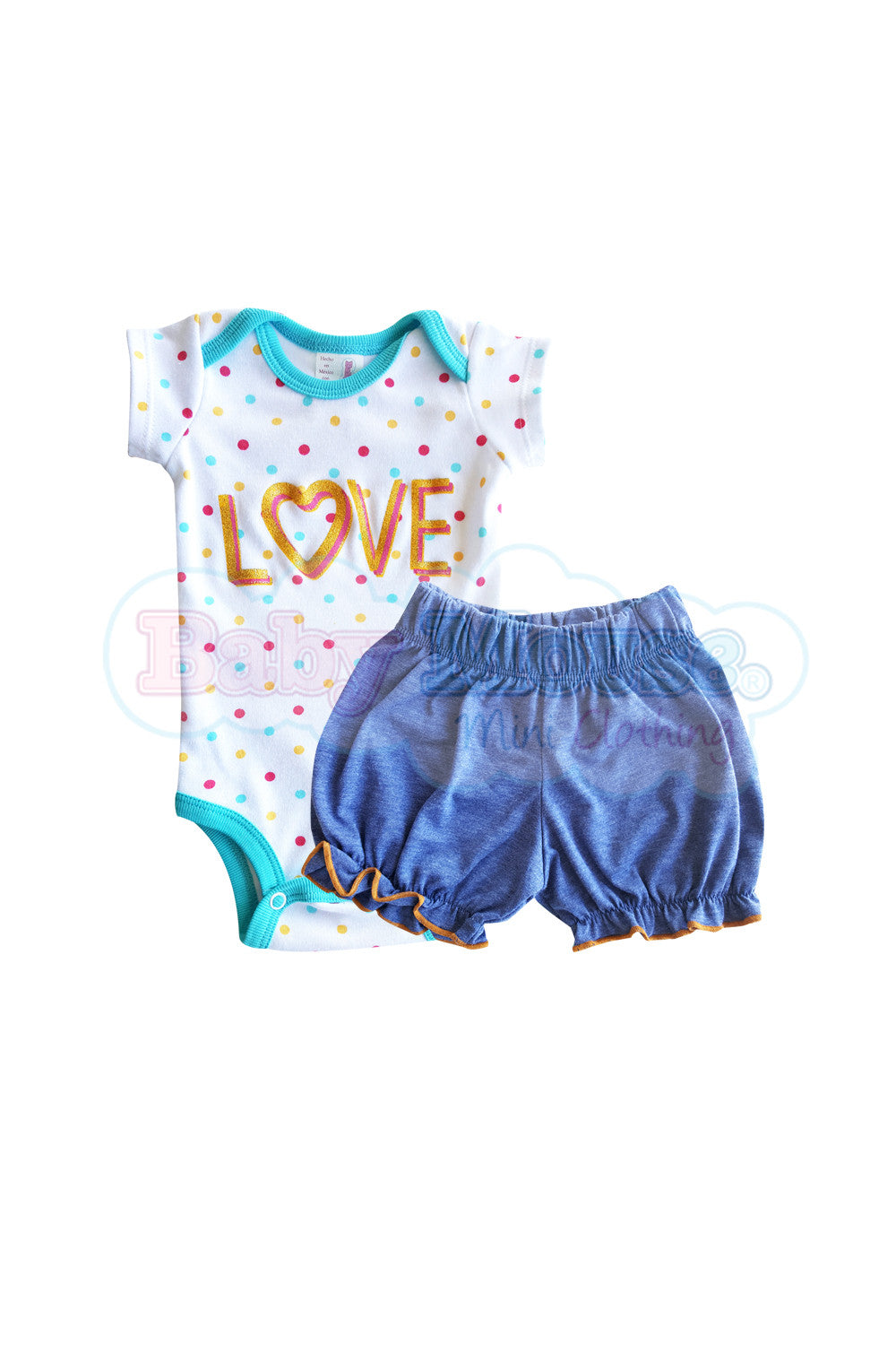 Set 2 Pzas - Bloomer Love Glitter