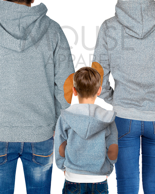 Sudadera Kids con coderas. Gris