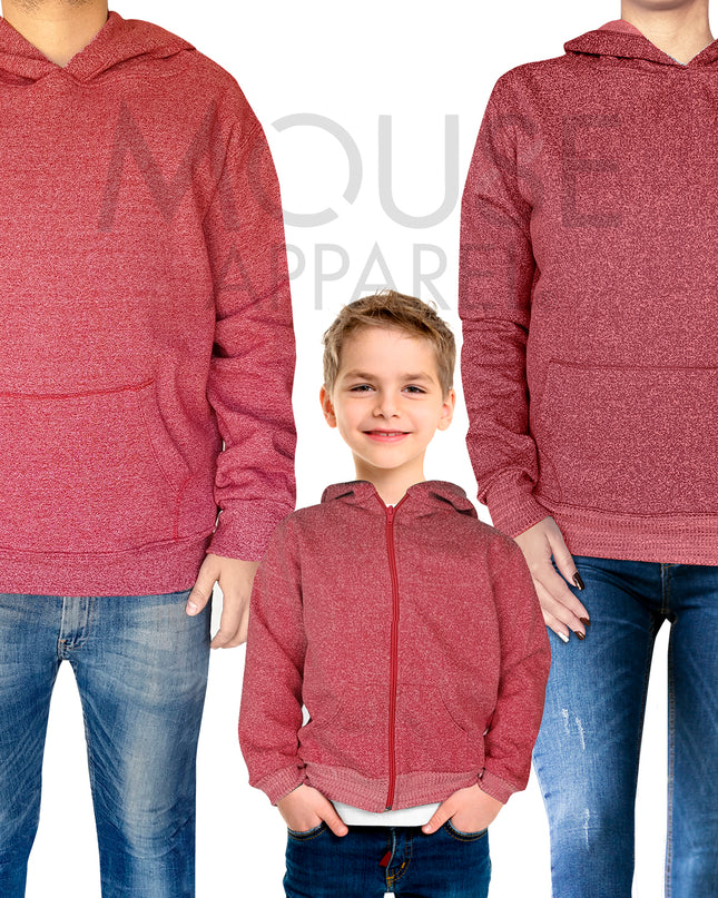 Sudadera Kids con coderas. Rojo