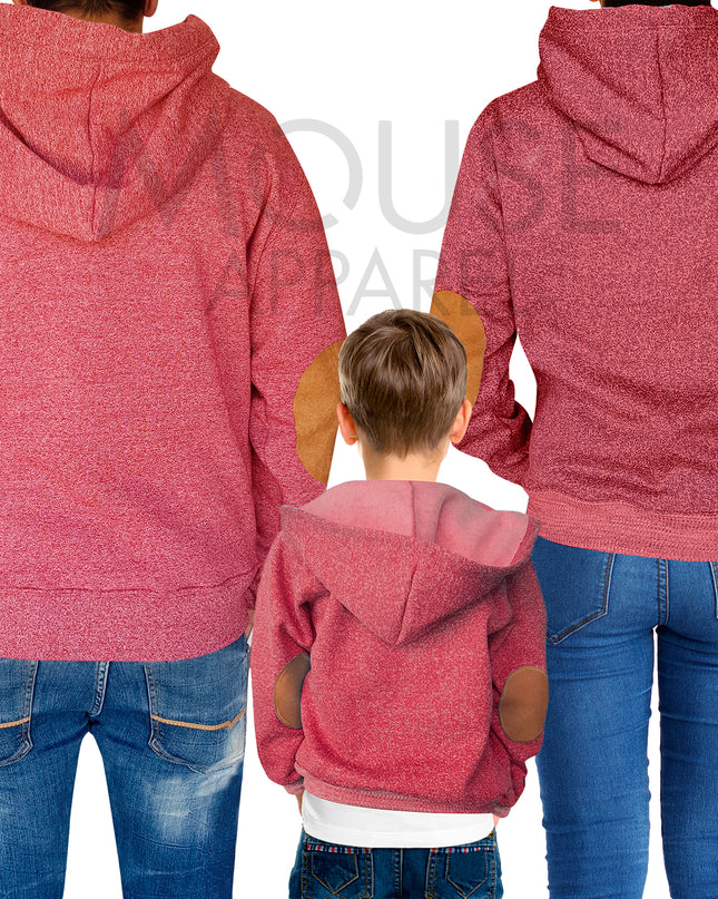 Sudadera Kids con coderas. Rojo