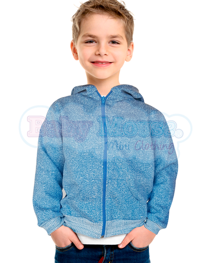 Sudadera Kids con coderas. Azul