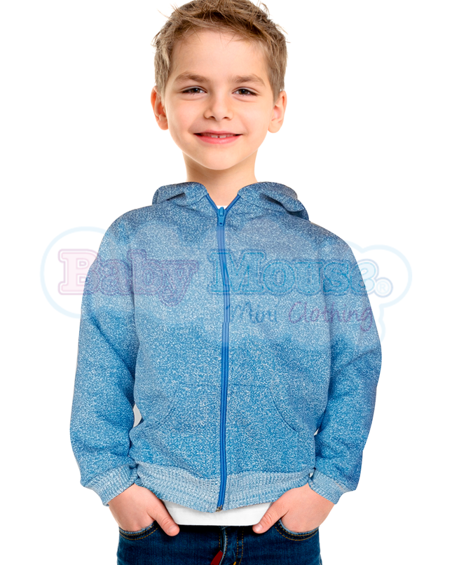 Sudadera Kids con coderas. Azul