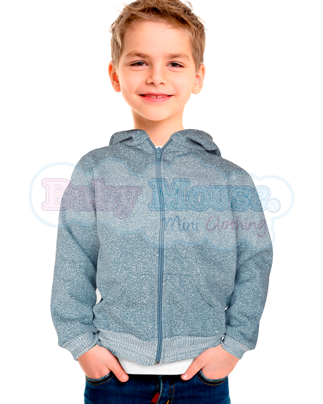 Sudadera Kids con coderas. Gris