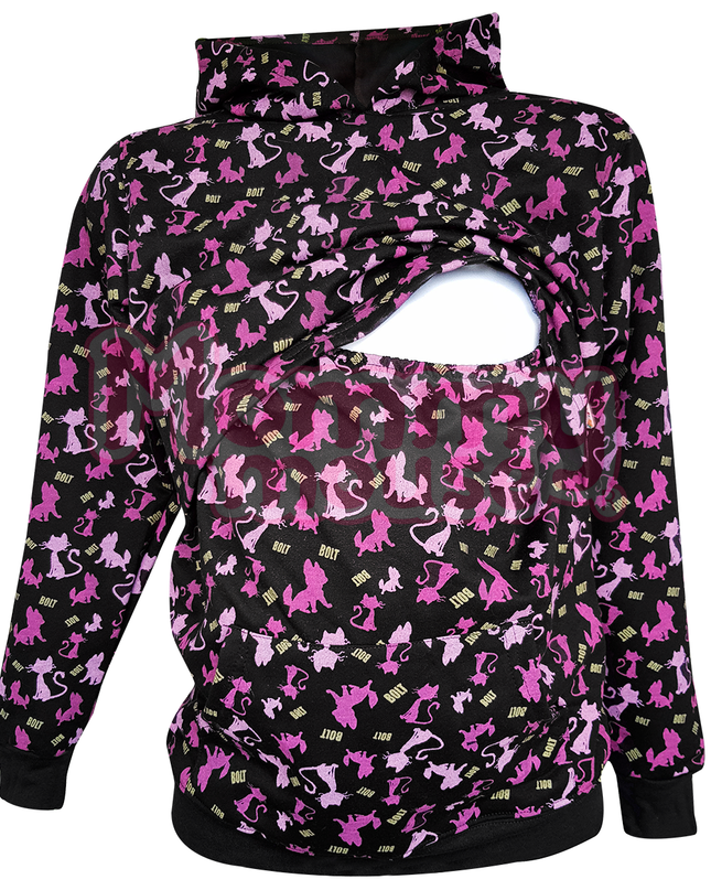 Sudadera capucha Maternidad-lactancia. Gráficos