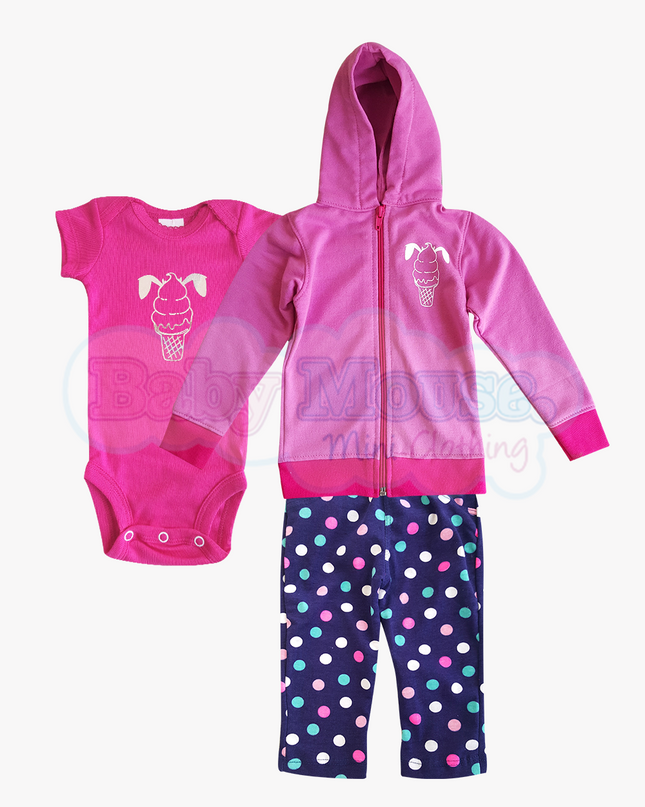 Set 3 pzas. Sudadera La más linda