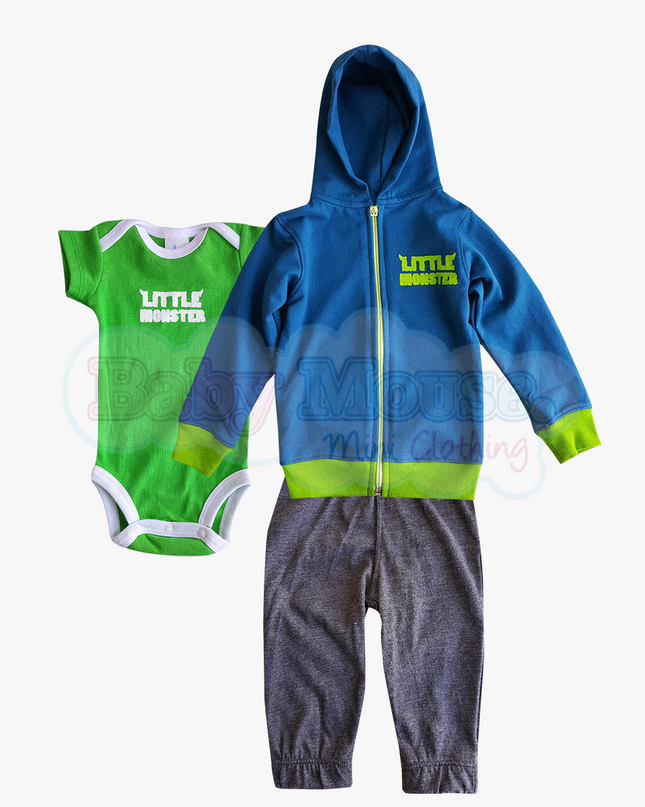 Set 3 pzas. Sudadera Little Monster