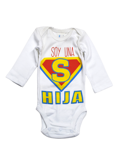 Pañalero Manga Larga. Super Hija