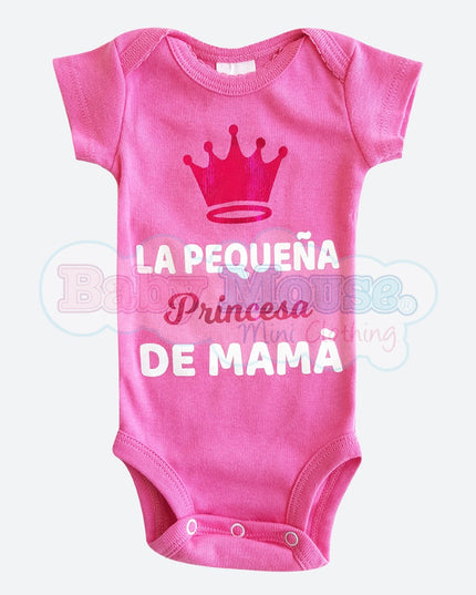 Pañalero Manga Corta Niña. Princesa de mamá