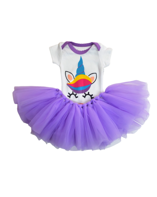 Tutú tela suave. LILA