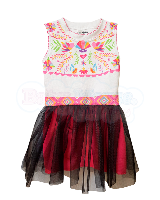 Vestido Mexicana 3 meses a 4 Años